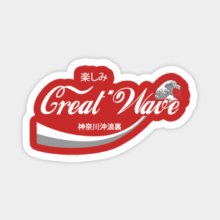 Great Wave Cola Magnet