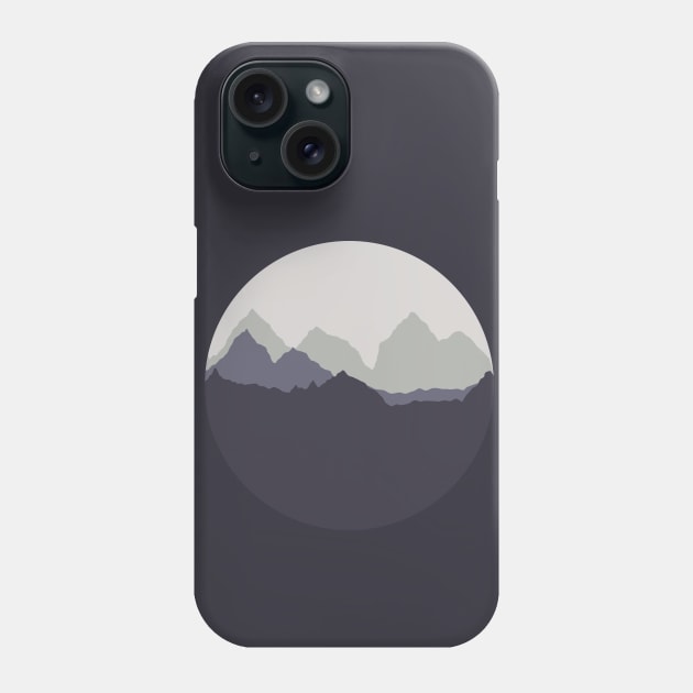 Mountains Phone Case by elyinspira
