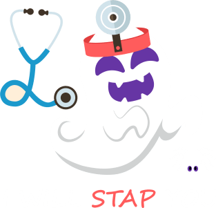 I Will Stab You Ghost Nurse Tshirt - Funny Halloween Gift Magnet