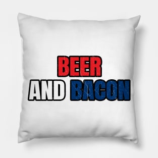 Beer And Bacon Pillow