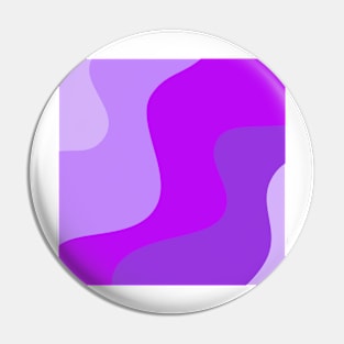 Retro Liquid Abstract Swirl in Purple Pin