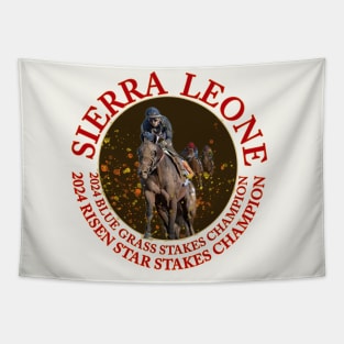 2024 Kentucky Derby Contender Sierra Leone design Tapestry