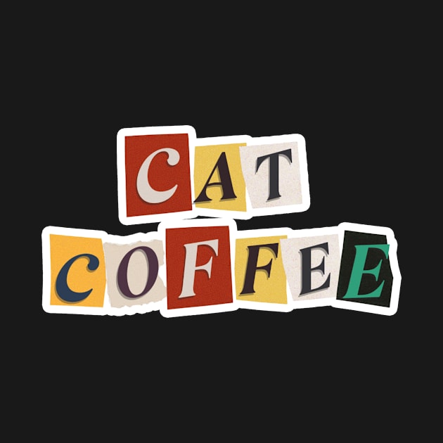 Cat Coffee Lover by LycheeDesign