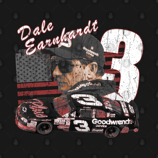 dale earnheardt vintage art by jerrysanji