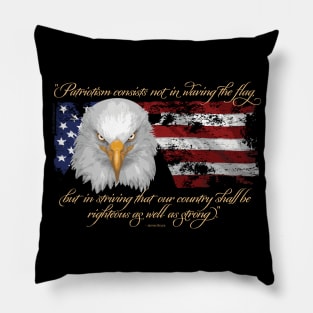 Righteous Patriotism Pillow