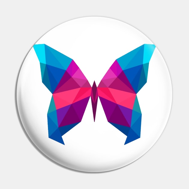 MINIMALIST LOW POLY BUTTERFLY Pin by itsyaboifabian