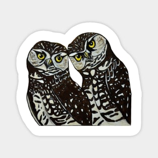 Burrowing Owl Buddies Magnet