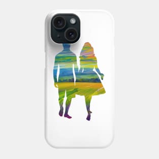 Couple Walking Hand In Hand Phone Case