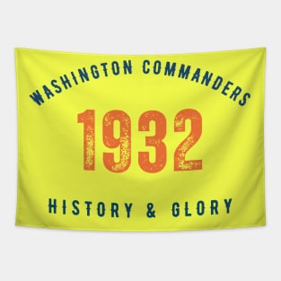 WASHINGTON COMMANDER HISTORY AND GLORY 1932 Tapestry