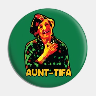 Aunt - Tifa //  Aunt Bethany Fan Art Pin