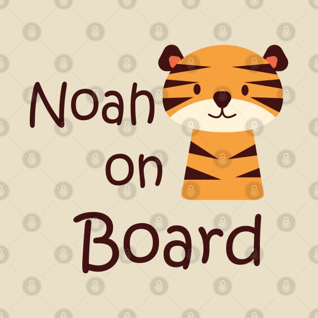 Noah on board sticker by IDesign23