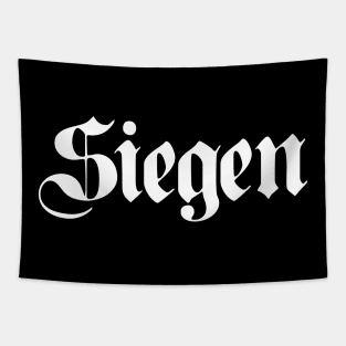 Siegen written with gothic font Tapestry