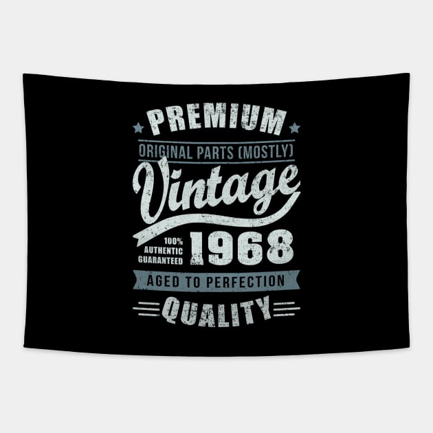1968 vintage 50 years old birthday T-Shirt Tapestry by StrangeFox