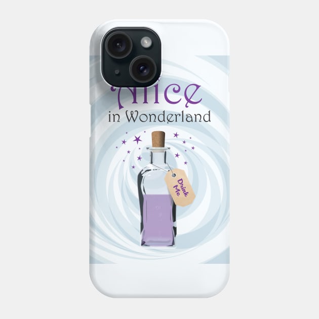 Alice in Wonderland - Alternative Movie Poster Phone Case by MoviePosterBoy