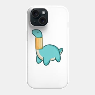 Long Neck stuck in pasta, Brontosaurus, Brachiosaurus Phone Case