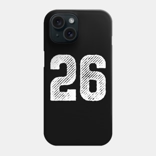 Rough Number 26 Phone Case