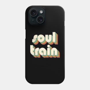 Vintage Soul Rainbow Letters Distressed Style Phone Case