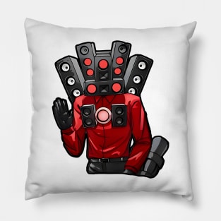 Skibidi Toilet Speaker Pillow