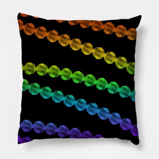 Rainbow beads Pillow