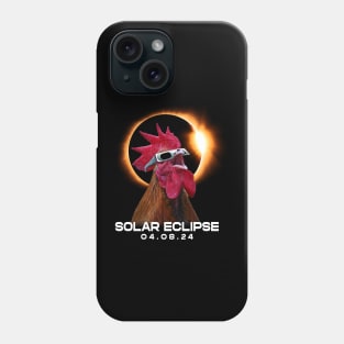 Celestial Chicken Eclipse: Trendy Tee for Backyard Chicken Keepers Phone Case