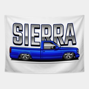 The Sierra Pickup Truck (Dynamic Blue Metallic) Tapestry