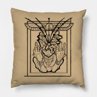 Natural Mystic (Dark Lineart) Pillow