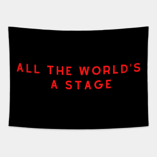 All the world's a stage William Shakespeare Tapestry