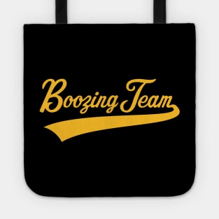 Boozing Team Lettering (Beer / Alcohol / Gold) Tote
