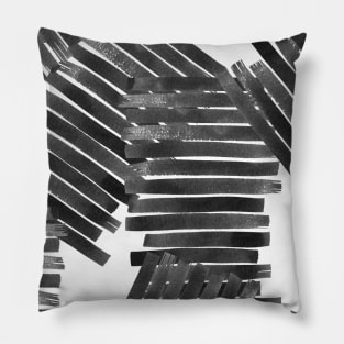 Black stripes Pillow