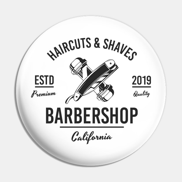 Barbershop print Pin by DenysHolovatiuk