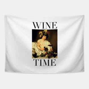 Wine Time Bacchus Tapestry