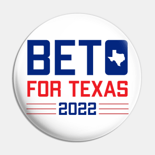 Beto for Texas Govenor 2022 Pin