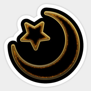 STAR AND CRESCENT - Vinyl Decal Sticker - Moon - Islam Symbol - Minglewood  Trading