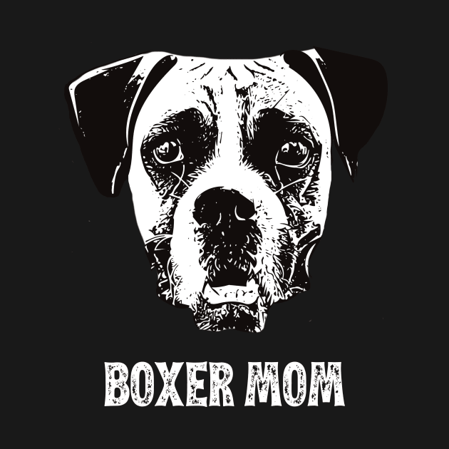 Boxer Mom Boxer Design by DoggyStyles