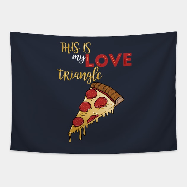 Love Triangle Tapestry by RetroFreak