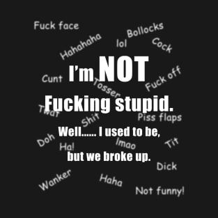 I'm not fucking stupid #2 T-Shirt