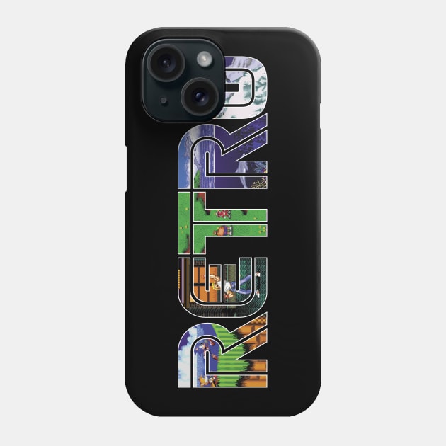 Mega Retro Phone Case by retrogameraddict