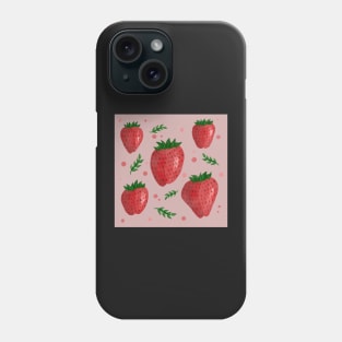 Strawberry Pattern Phone Case