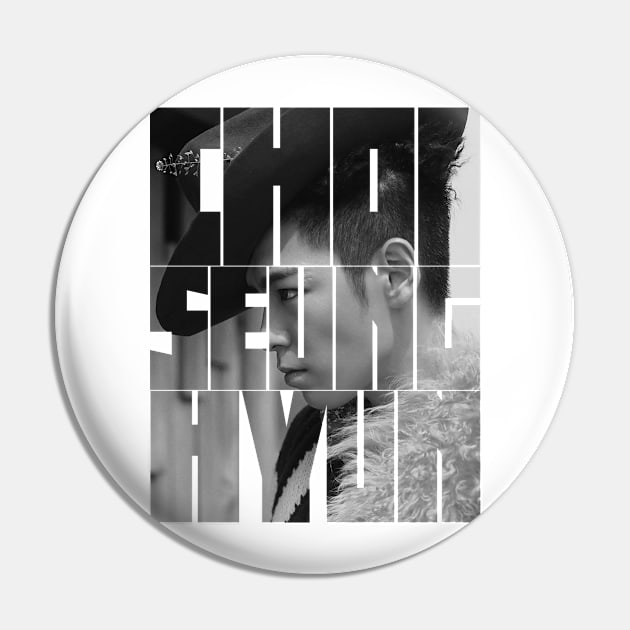 BIGBANG TOP Typography Pin by iKPOPSTORE