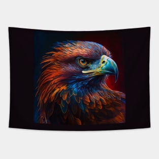 Bird of Prey Painting Tapestry