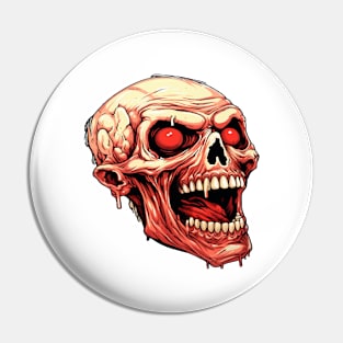 Zombie Halloween Pin