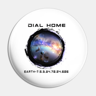 DIAL HOME-EARTH Pin