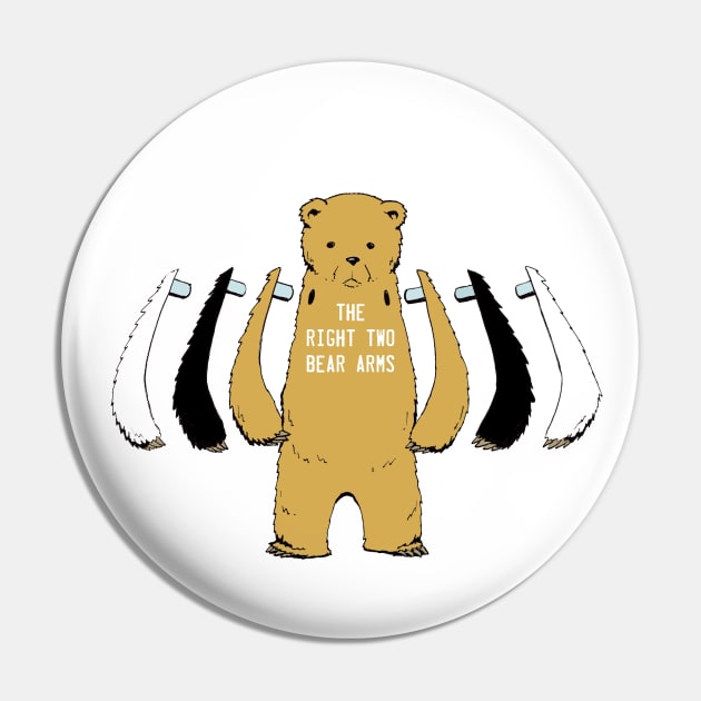 The Right Two Bear Arms Pin by HiPopProject