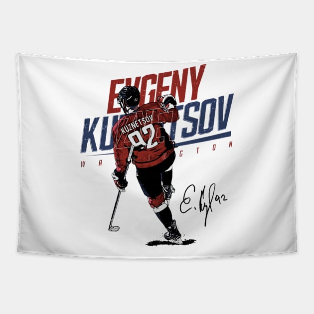 Evgeny Kuznetsov Washington Goal Celebration Tapestry by Erianna Bee