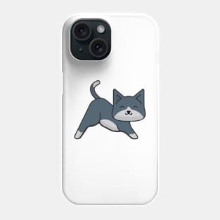 cute kitten - cat yoga position Phone Case