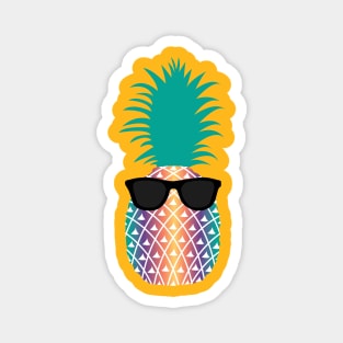 Sunglasses Pineapple Magnet