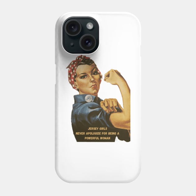 Jersey Girls Strong Phone Case by razmtaz