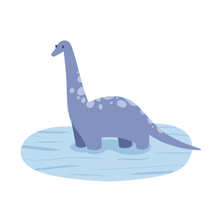 dinosaur in the lake T-Shirt