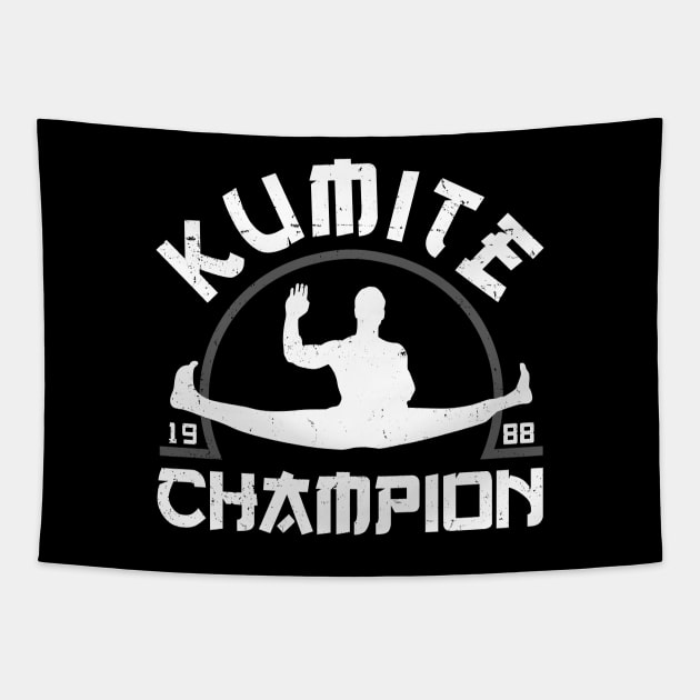 Kumite Champion 1988 Tapestry by MMAMerch