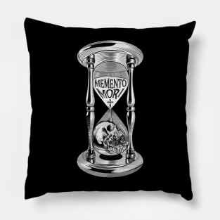 Memento Mori Hourglass Remember Death Pillow